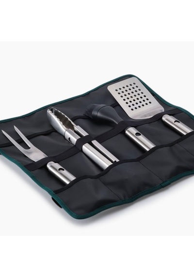 Joseph Joseph Grillout 4 Lü Paslanmaz Çelik Barbekü Aksesuar Seti Taşıma Çantalı
