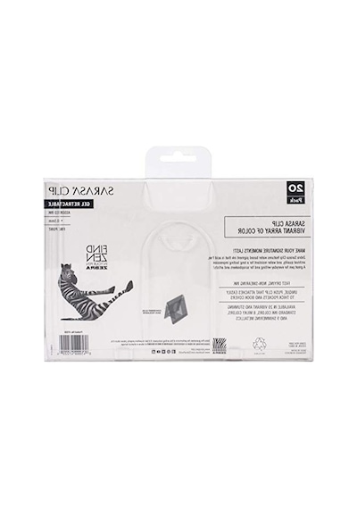 Zebra Sarasa Pvc Clip Jel Kalem 0.7 Mm, 20li 165-Koyu Yeşil