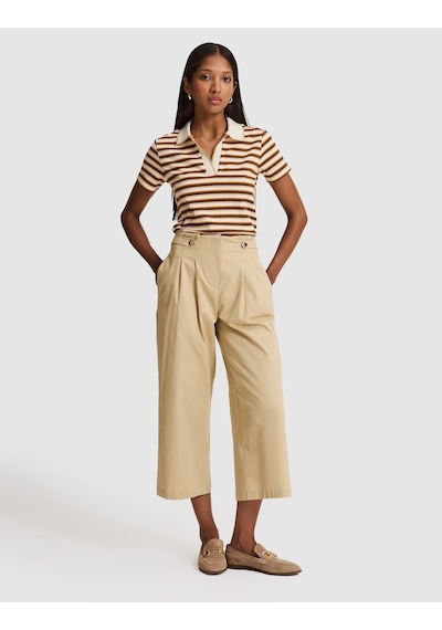 Pierre Cardin Kadın Bej Pantolon Kanvas-chino 50321204-vr011