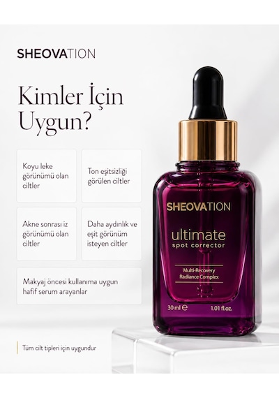 Leke Karşıtı Ve Aydınlatıcı C Vitamini Serum 30ml Arbutin, Tranexamic Asit, Niacinamide, Hyalüronik Asit - Gözenek Sıkılaştırıcı Etki
