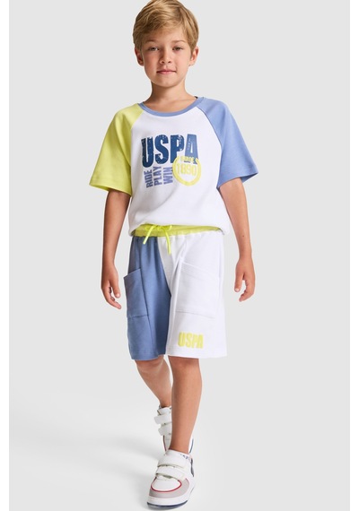 U.s. Polo Assn. Erkek Çocuk İndigo Şort Örme 50325620-vr028