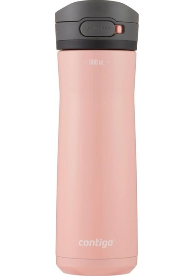 Contigo Jackson Chill 2.0 Çelik Tek El Bas İç Kilitli Su Matarası 590ml - Pembe