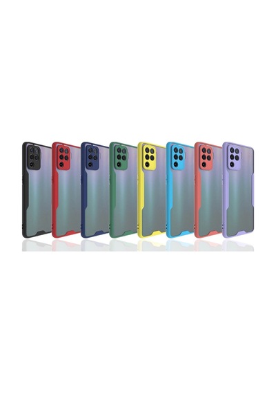 Oppo Reno 5 Lite Kılıf Platin Silikon - Sarı -