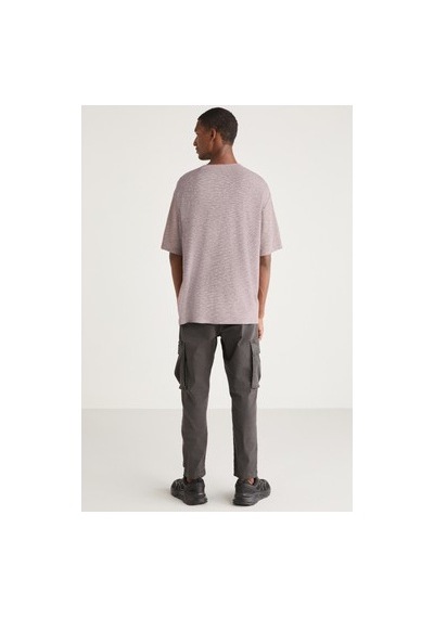 5in1Canpolat Mor Erkek Bluz İle Şık Ve Rahat Günlük Stil 750