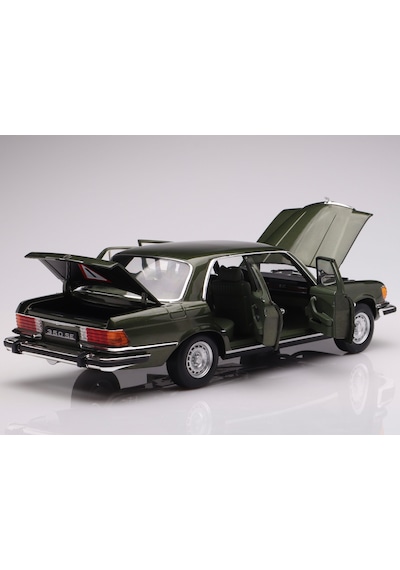 1:18 Ölçek Norev 1973 Mercedes Benz 350se W116 Us Version Diecast Metal Minyatür Model Araba 25cm