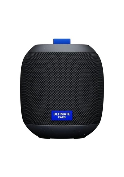 Ultimate Ears Wonderboom Play Taşınabilir Su Geçirmez Bluetooth, Büyük Bas Ve 360 Derece Ses, 40 M Kullanım Mesafeli Toz Geçirmez Hoparlör, Siyah