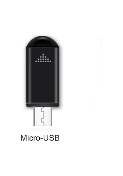 "evrensel Kızılötesi Telefon Uzak Adaptörü - Akıllı Tv Kontrolü İçin Micro Usb Ve Tip C Cihazlarıyla Çalışır" Black, Micro-usb