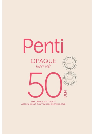 Penti Opak 50 Lacivert Külotlu Çorap-pentilicious Açık Lacivert