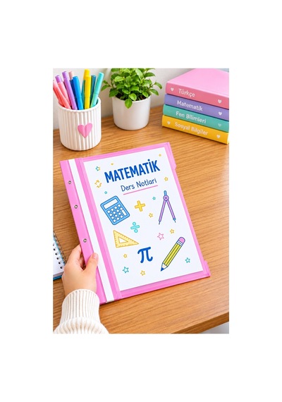 Telli Dosya Pastel Pembe A4 10 Adet Ekonomik Kaliteli Plastik Telli Dosya Evrak Sunum Dosyası Renkli Ofis Büro Okul