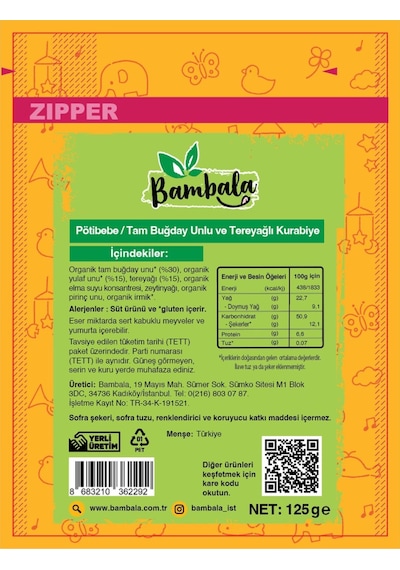 Potibebe 2 Adet 125g Bisküvisi