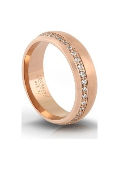 317l Çelik Lovering Bayan Alyans Yüzük Lv425 Rose Gold