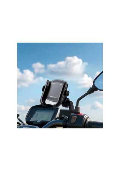 Motosikletler İçin Titreme Engelleyici Telefon Tutucu, Güvenli Montaj