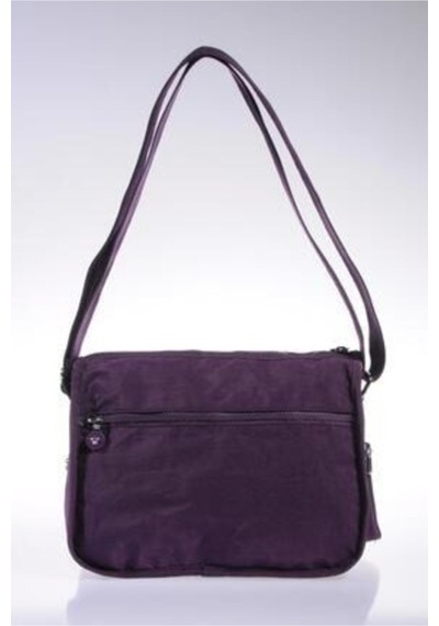 Smart Bags Kadın Mor Krinkıl Kumaş Çapraz Çanta 1128