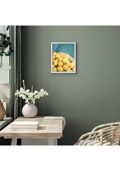 11x14 Beyaz Resim Çerçevesi - Kırılmaya Dayanıklı Camlı İnce Kenarlıklı Fotoğraf Çerçevesi - Yatay Veya Dikey Görüntü Formatı İçin Asma Donanımlı Duvar Resim Çerçevesi 50 x 22