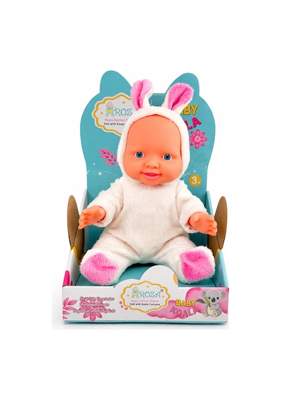 Toyx Sevimli Tavşan Kostümlü Oyuncak Bebek Yumuşak Peluş Tasarım, 3+ Yaş