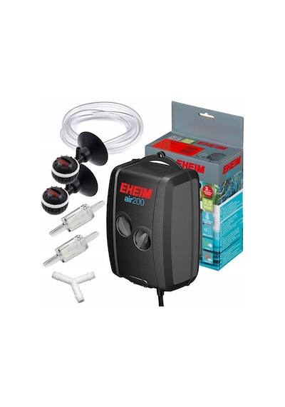 Eheim 3702 Air 200 Akvaryum Çift Çıkışlı Hava Motoru