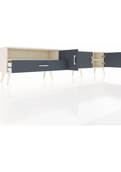 Arges Tv Ünitesi 3 Raflı Tek Çekmeceli 3 Kapaklı 220x30x51 Aytaşı-antrasit Antrasıt/antrasıt - Aytası Arges Tv Ünitesi 3 Raflı Tek Çekmeceli 3 Kapaklı 220x30x51 Aytaşı-antrasit Antrasıt/antrasıt - Aytası