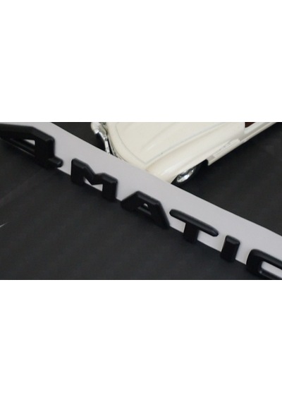 4 Matic Bagaj Siyah Renk 3M 3D Yazı Logo Ür