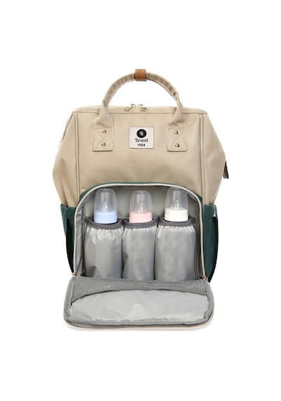 Xmlbayiciniz Brandbaby 271 Anne Ve Bebek Bakım Çantası Yeşil Çok Renkli