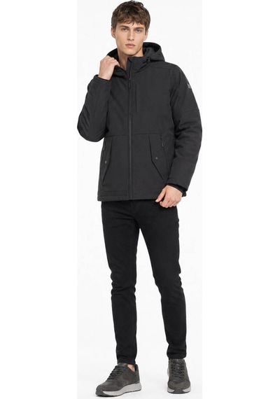 Loft Regular Fit Siyah Erkek Mont Lf2043857