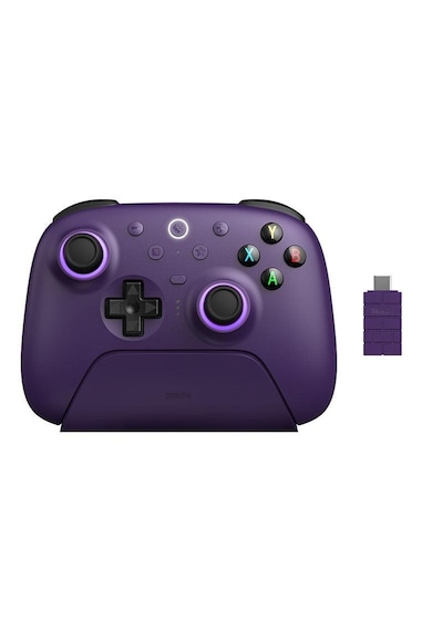 8bitdo Ultimate 2 Kablosuz Oyun Kolu Windows & Android Uyumlu Hall Effect 2.4g Controller Mor