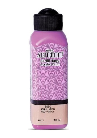 Artdeco Akrilik Boya 140 Ml. 3050 Kızıl Mor