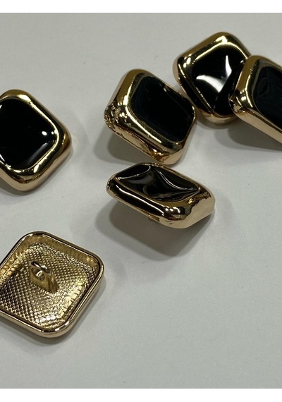 Metal Düğme/hırka Yelek Boyu/ 6 Lı Set/1,7 Cm/jx007/gold