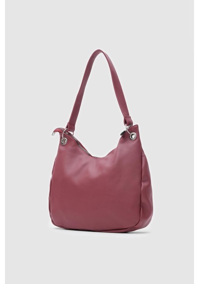 Shule Bags Valerie Oval Omuz Çantası Bordo Bordo
