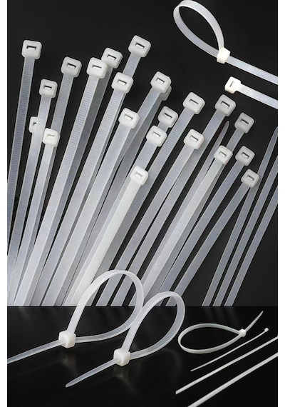 Kablo Bağı 100 Adet Cırt Kelepçe-nylon66 4.8 X 360mm- Beyaz