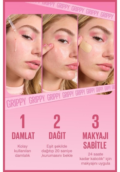 Grippy Cilde Makyajı Sabitleyen Serum Makyaj Bazı 3600531700379-10660