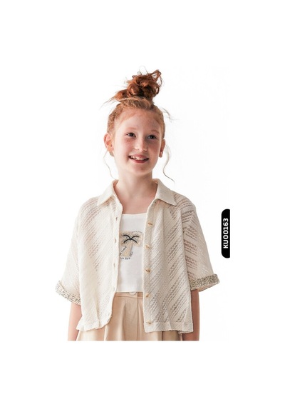 Xo Kids Kız Çocuk Gömlek 8-14 Yaş 36395