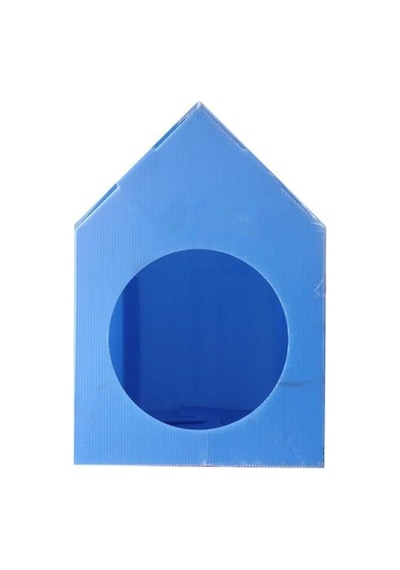 Dış Mekan Plastik Sokak Hayvanları İçin Özel Su Geçirmez Kedi Evi 45 x 35 CM