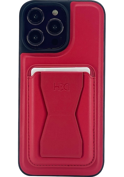 Nettech Apple Uyumlu iPhone 14 Pro Deri Purse Seri Arka Koruma