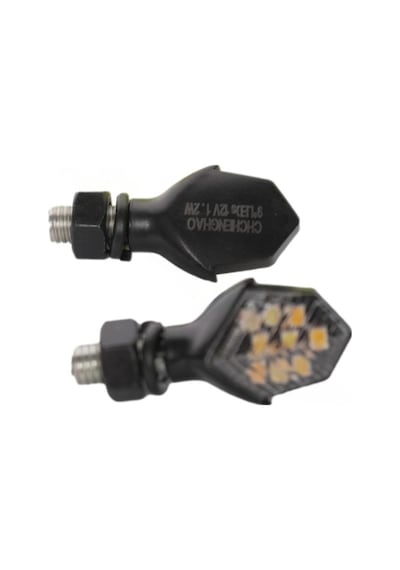 Led Sinyal Sarı Işık Takım Siyah 1069 - E Belgeli