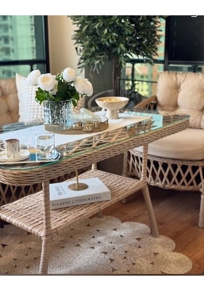 Venedik Alüminyum Bahçe Balkon Köşe Takımı - Venedik Alüminyum Bahçe Balkon Köşe Takımı Tek Kişilik Salıncak Hediyesidir Açık Gri