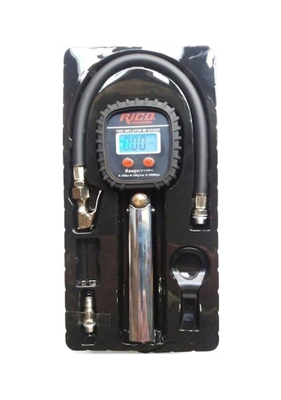 Tr Rc0014 Dijital Lastik Basınç Göstergesi, 150 Psı, 10 Bar, Otomatik Hava Şişirme Ve Ölçme Aleti