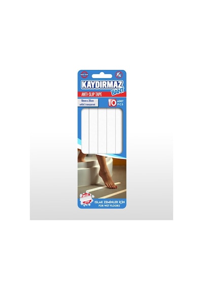 Banyo Kaydırmaz Bant Küvet,Havuz,Duşakabin,Zemin Kaydırmaz 10Adet