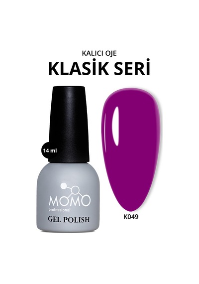 Momo Professional Kalıcı Oje K049 Eflatun 14 Ml