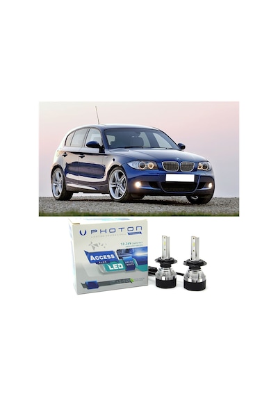 Bmw E87 Led Xenon Kısa Far Ampulü H7 Access Yeni Seri Beyaz