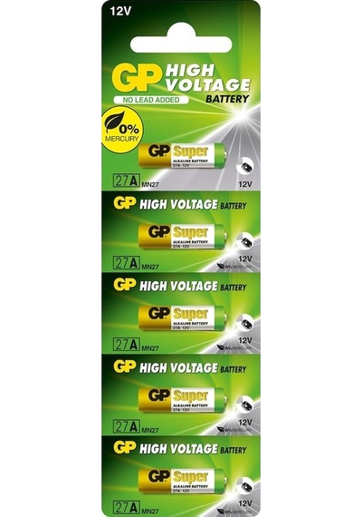 Gp 27a Alkalin 12 Volt Kumanda Pili - 5 Adet