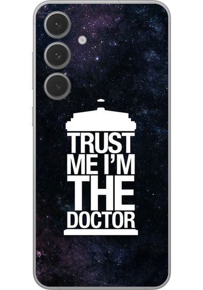 Galaxy S24+ Uyumlu Şeffaf Kılıf Doctor Who Tasarımlı