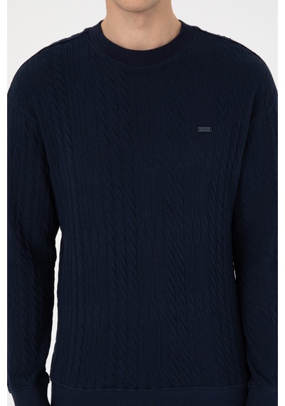 U.s. Polo Assn. Erkek Lacivert Sweatshirt 50308909-vr033 Lacıvert