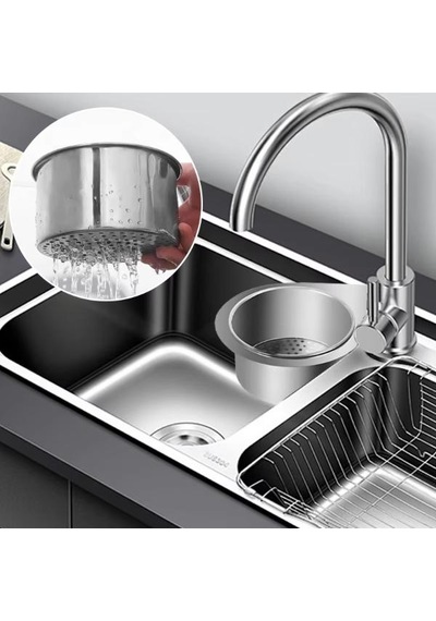 River World Lavabo İçin Drenaj Sepeti Tasarımı Kuğu Renkli