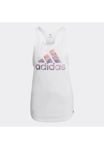 Adidas Gl1006 Snowcone İnspired Graphic Kadın Beyaz Spor Üst Atlet