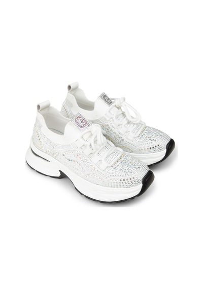 Deery Kadın Beyaz Taş Detaylı Sneaker Ayakkabı - 26303zbyzp01 Beyaz