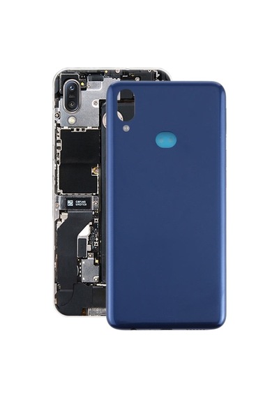 Samsung Uyumlu Galaxy A10s  Arka Pil Batarya Kapağı Sm-a107f - Mavi