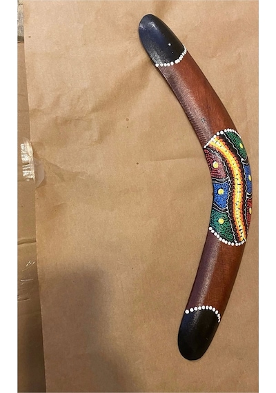 Bumerang Ahşap Orta Boy 40 Cm