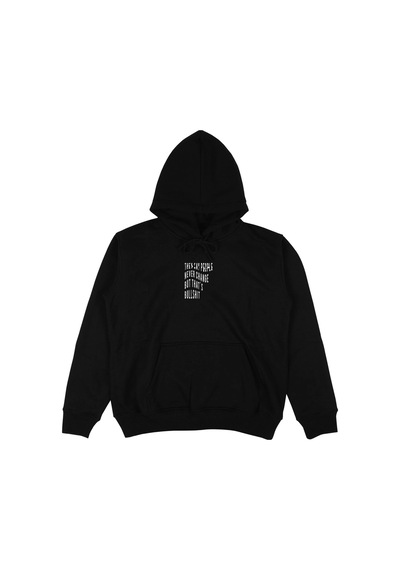 Startmore Adrift Never Change Siyah Oversize Unisex Kapüşonlu Sweatshirt Hoodie Siyah