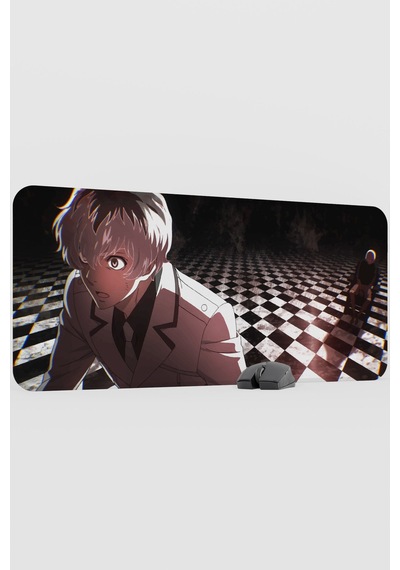 Tokyo Ghoul Anime V3 - 90x40 Xxl Gaming Kauçuk Kaymaz Taban Mouse Pad Fare Altlığı