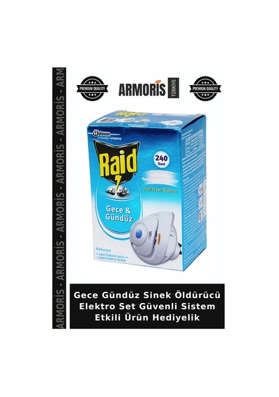 Gece Gündüz Sinek Öldürücü Elektro Set Güvenli Sistem Etkili Ürün Hediyelik
